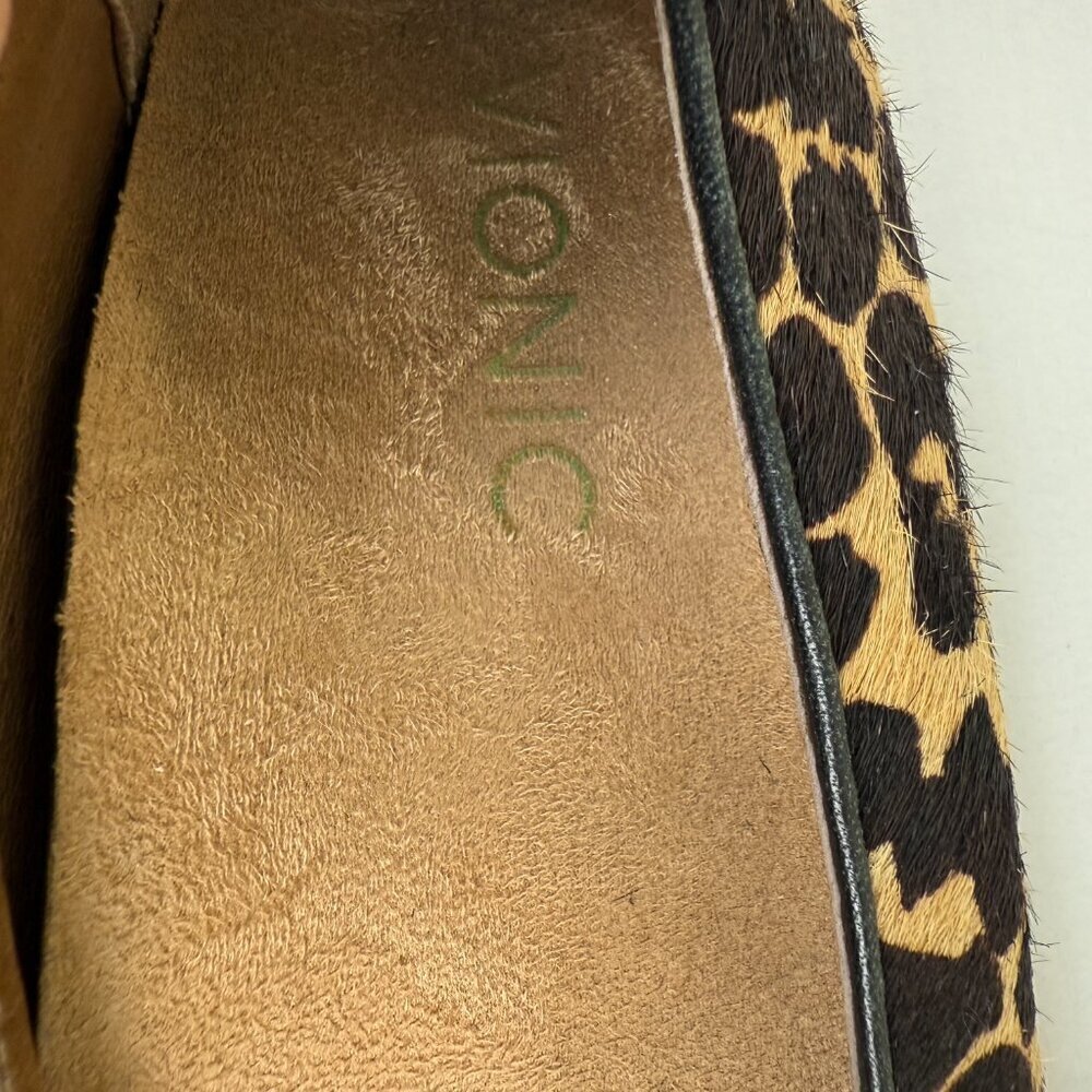 Vionic Pointed Toe Leopard Flats - Picture 8 of 10
